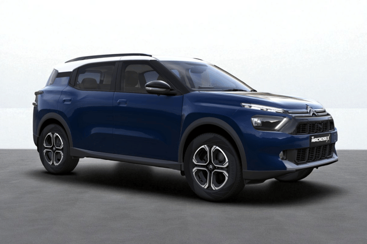 Citroen Aircross Color Polar White Cosmo Blue (dual Tone) Citroen Aircross Color Polar White Cosmo Blue (dual Tone)